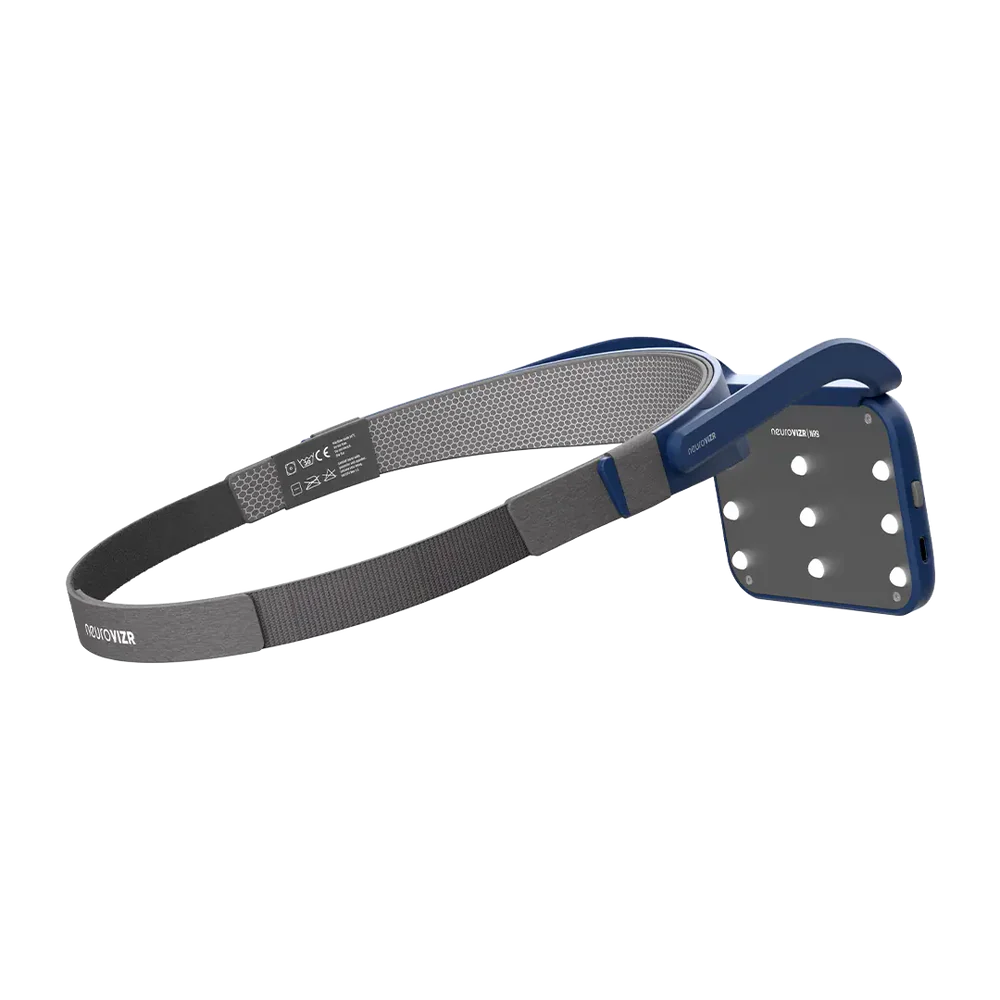 NeuroVizr NR9 Blue Edition – light and sound brain wellness device